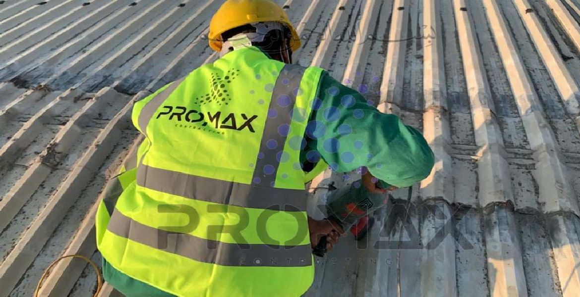 Juma Al Majid - metal roof waterproofing project by Promax in Dubai, UAE